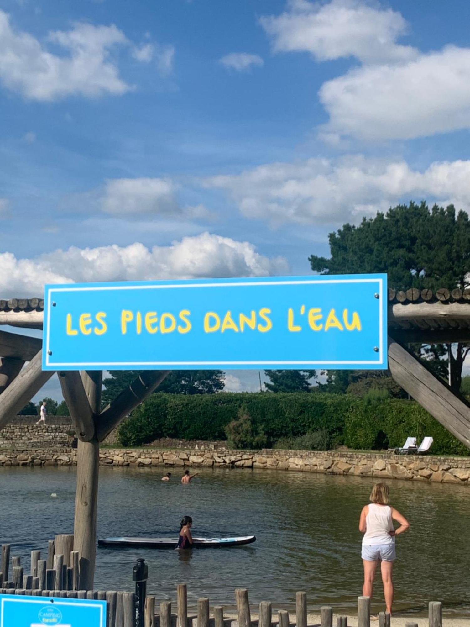 Camping Paradis Le Moulin Des Oies Belz Luaran gambar